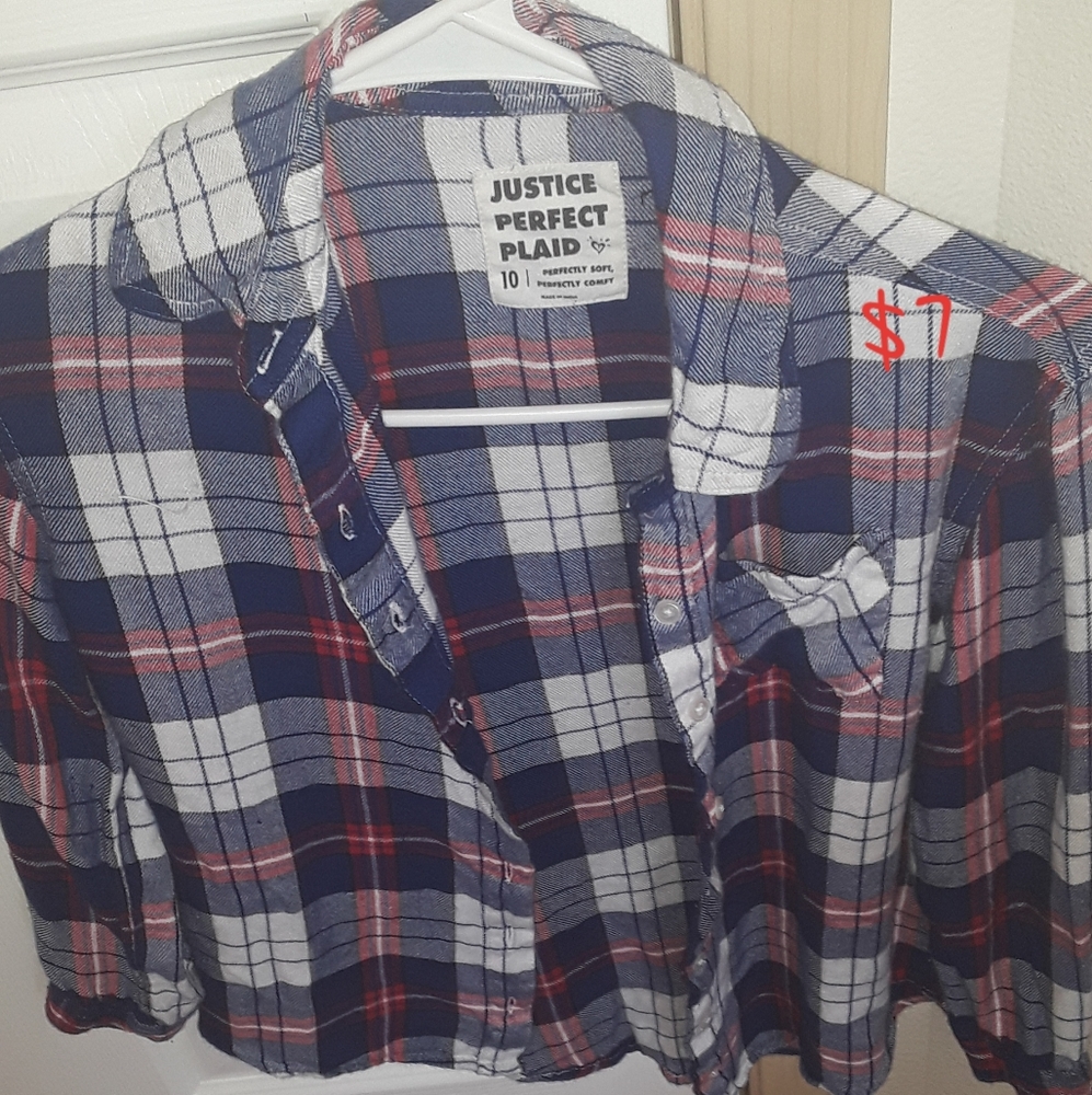 A button-down flannel